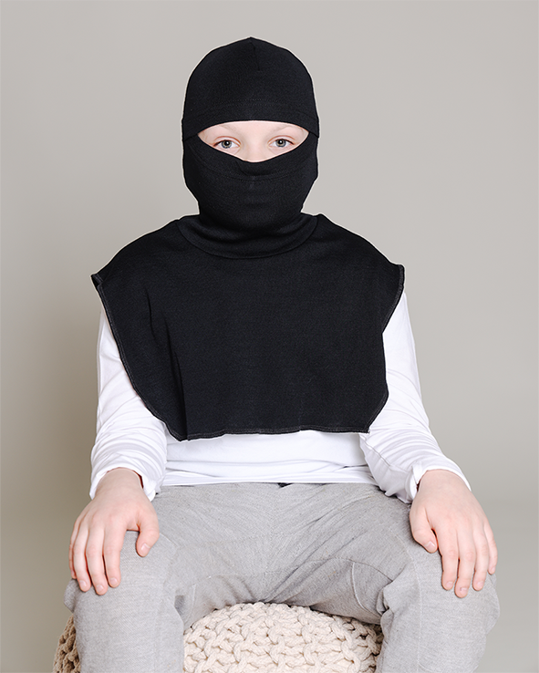 2ND QUALITY - MERINO WOOL NECKWEAR/BALACLAVA, NINJAKO