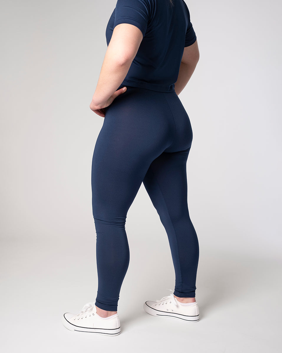 coolmax leggingsit sininen - istuvat leggingsit naisille