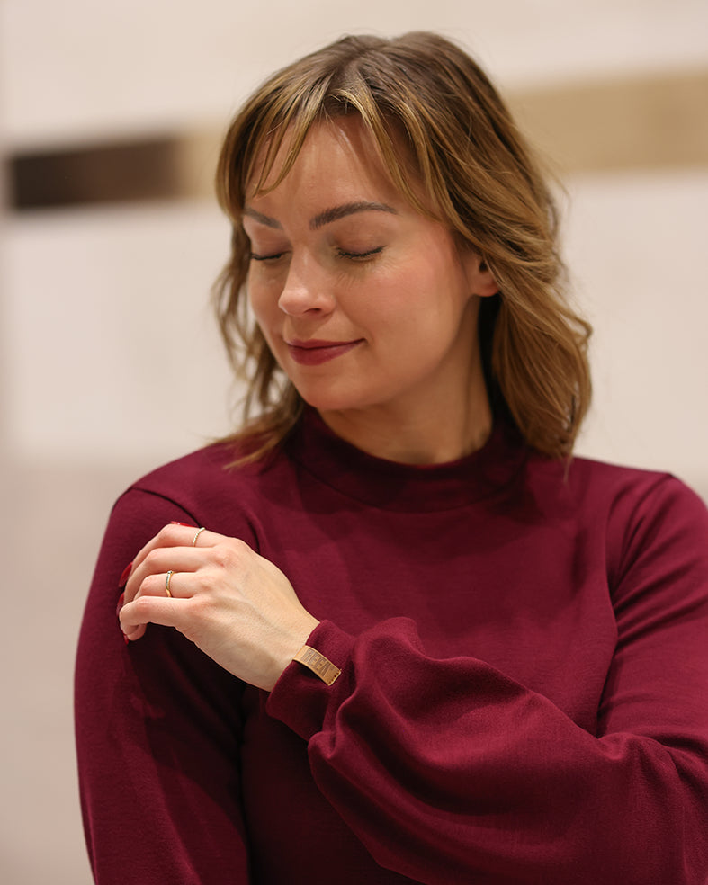 ELEGANSSI - MERINO DRESS WINE