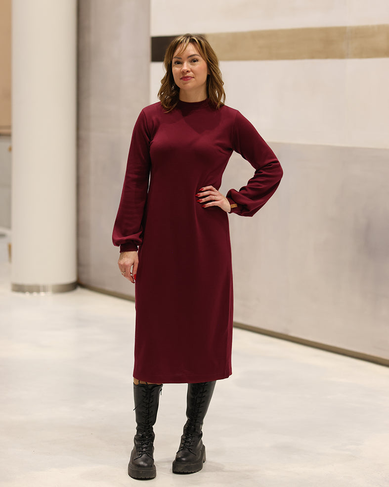 ELEGANSSI - MERINO DRESS WINE