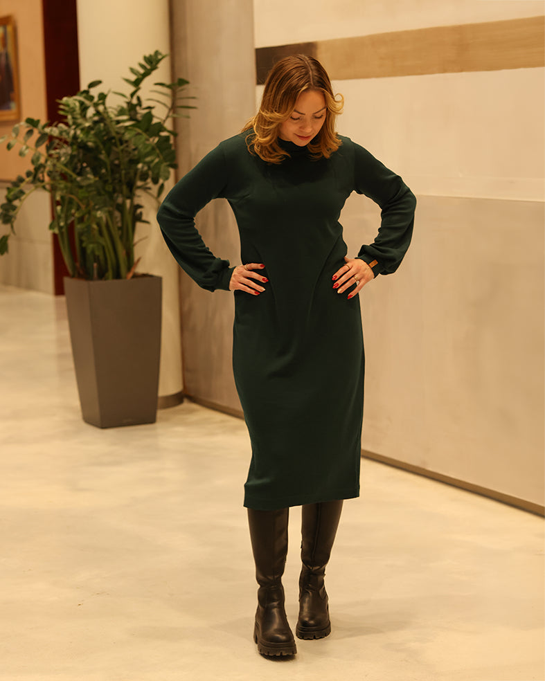 ELEGANSSI - MERINO DRESS WINE