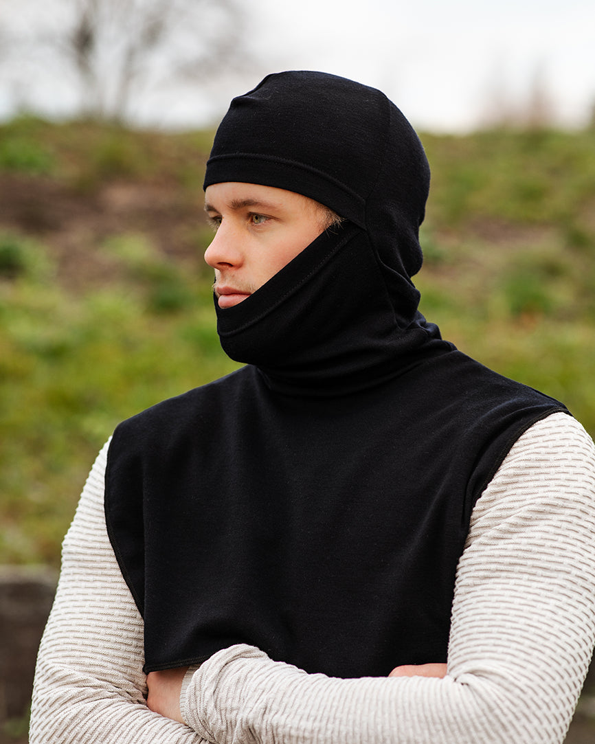 2ND QUALITY - MERINO WOOL NECKWEAR/BALACLAVA, NINJAKO