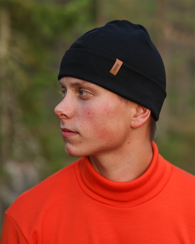 MERINO BEANIE - FOLDED CUFF