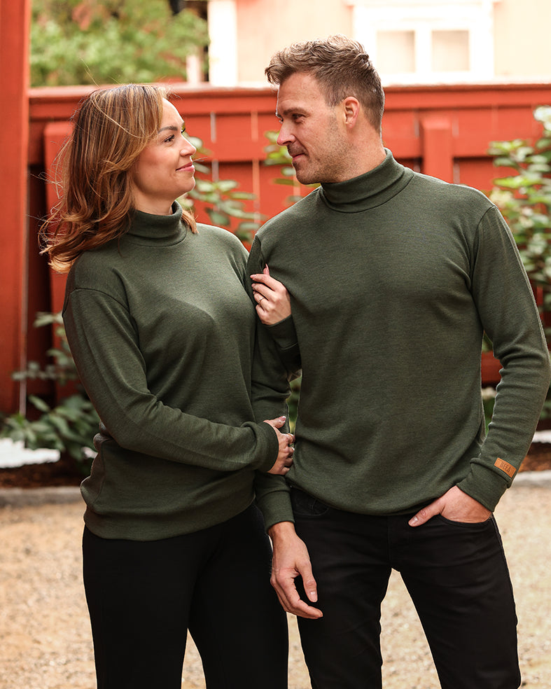 VARMA - MERINOVILLAPOOLO UNISEX METSÄNVIHREÄ