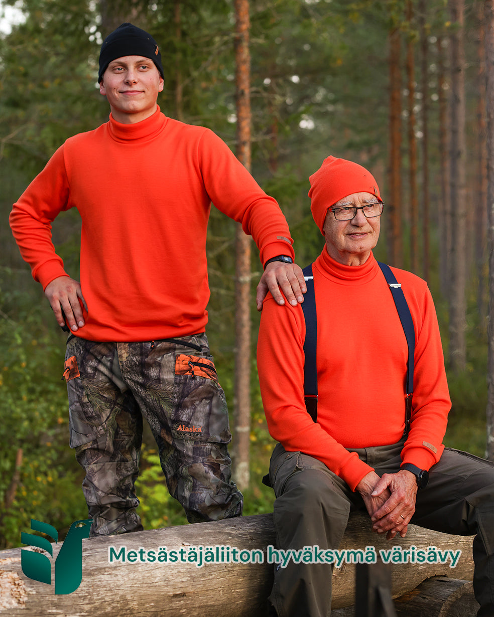 Merinovillapoolot ulkoillessa lämmittävät ja hengittävät