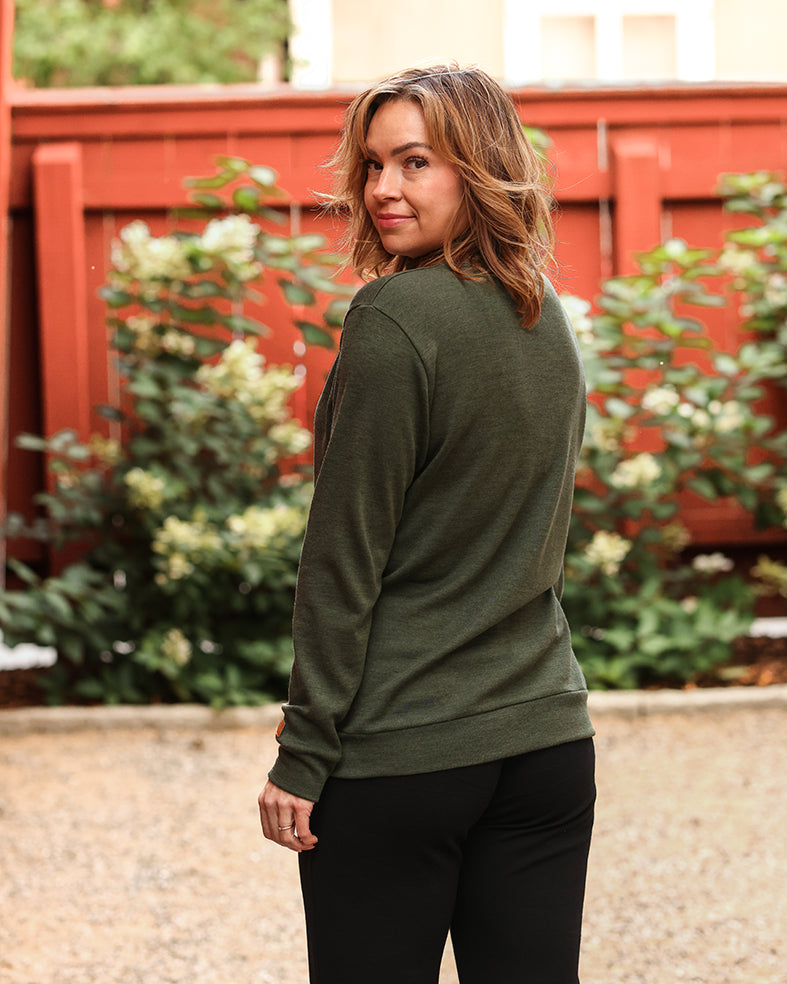 VARMA - MERINOVILLAPOOLO UNISEX METSÄNVIHREÄ