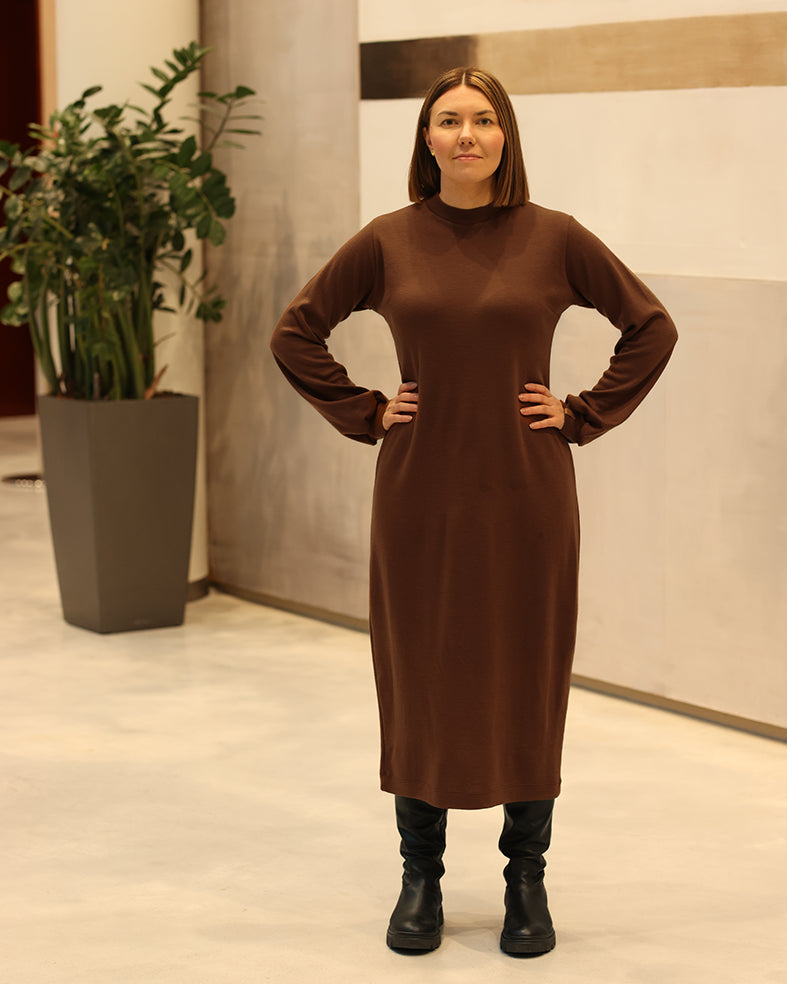 ELEGANSSI - MERINO DRESS WINE